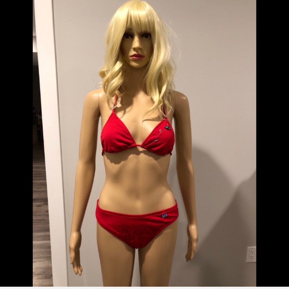 Mossimo red bikini